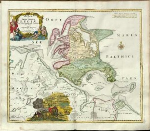 Insulae Et Principatus Rugiae cum vicinis Pomeraniae Littoribus Nova Tabula : Cum Privilegio Sac. Caes. Majest.