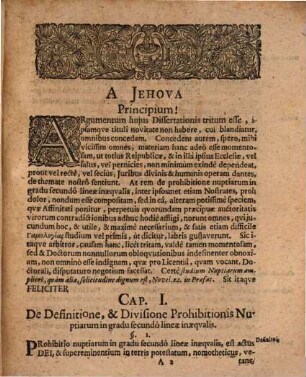De prohibitione nuptiarum in gradu secundo lineae inaequalis