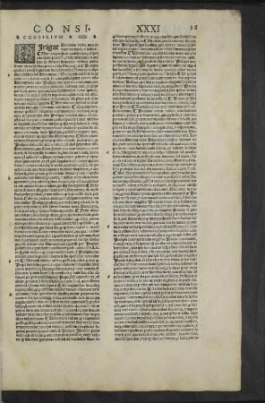 Consilium XXXI. - XL.