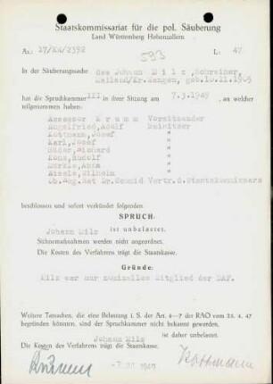 Milz, Johann