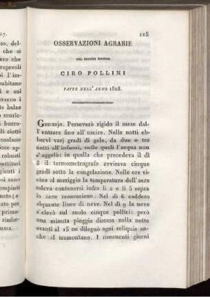 Osservazioni Agrarie Fatte nell' anno 1828.