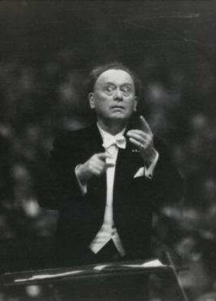 Willem Mengelberg dirigiert in Amsterdam