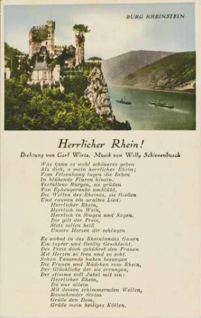Herrlicher Rhein! - Burg Rheinstein