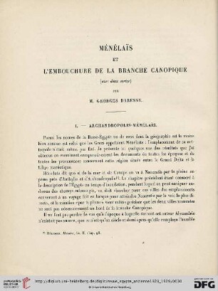 2: Ménélaїs et l'embouchure de la branche Canopique