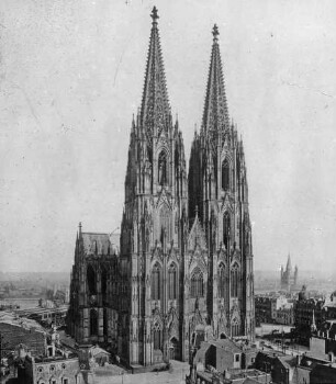 Köln, Dom St. Peter und St. Maria, von NW