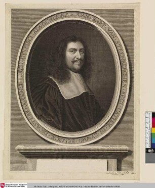 IOAN. BAPT. VAN STEENBERGHEN REGI CATHOL IN SVMMO BELGICAE DICASTERIO A CONSI LIBEL ET FISCI ADVOCATIONE; [Steenberghen (Jean-Baptiste Van), Conseiller du Roi au Conseil de Flandre]