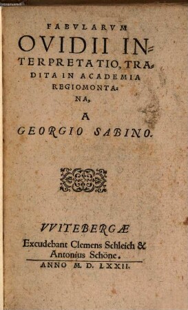 Fabularum Ovidii interpretatio