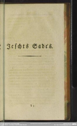 Jeschts Sadés