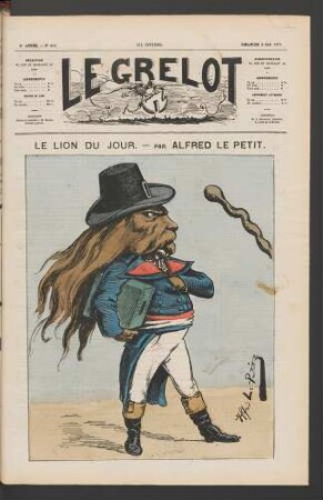 Le lion du jour - par Alfred Le Petit