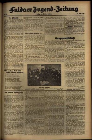 Zweite Ausgabe vom Mittwoch, den 31. März 1937.