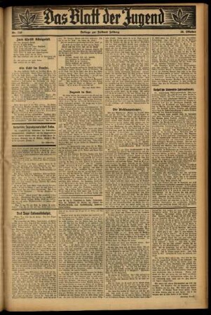 Zweite Ausgabe vom Donnerstag, den 29. Oktober 1931.