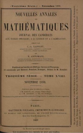 Novembre 1899.