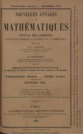 Novembre 1899.