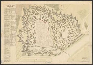 Plan de la ville et citadelle de Wesel