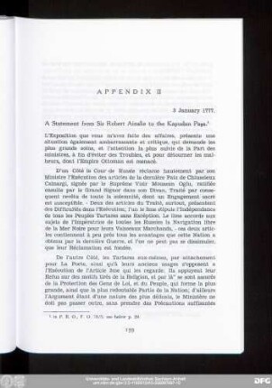 Appendix II