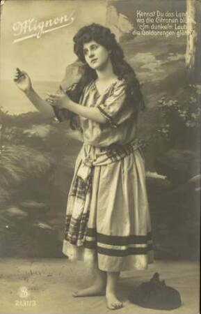 Mignon - Kennst Du das Land, wo die Citronen blüh'n [...]