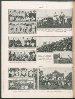 Varios partidos de foot-ball [Fotografías]