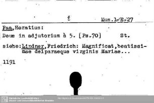 Faa, Horatius
