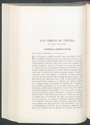 Los libros de España