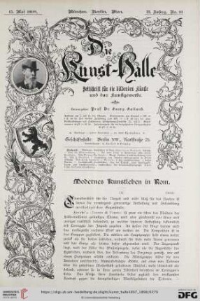 3: Modernes Kunstleben in Rom