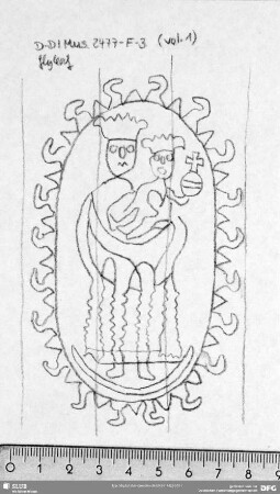 W-Dl-588 Madonna mit Jesuskind / "PSM