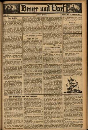Zweite Ausgabe vom Freitag, den 13. Oktober 1933.