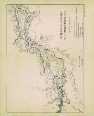 Tafel II: Nordgrenze des ehemaligen Rheingletschers