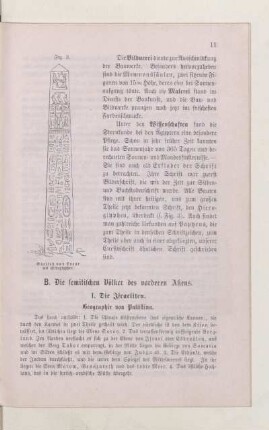 B. Die Semitischen Völker des vorderen Asteus
