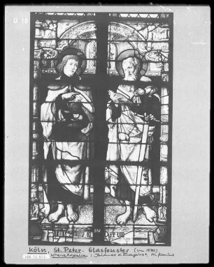die Heiligen Johannes der Evangelist und Paulus