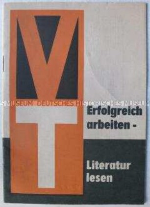 Werbeschrift für Neuerscheinungen des "Verlages Technik"