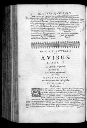 Liber II. De Avibus Phytivoris