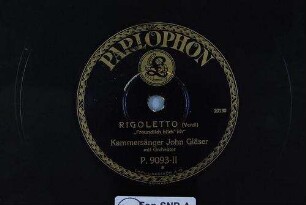 Rigoletto : "Freundlich blick' ich" / (Verdi)