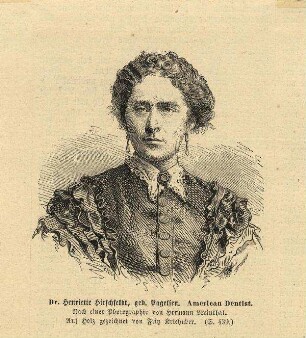 Bildnis von Henriette Hirschfeld-Tiburtius (1834-1911)