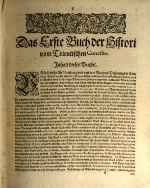 Ausführliche Historie und Beschreibung des Concilii zu Trient
