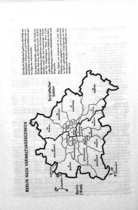 Karte: Berlin nach Verwaltungsbezirken