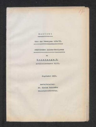 1934/35: Bericht ... - 1934/35