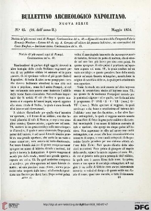 Nr. 45 (Maggio 1854)