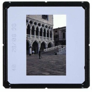 Venedig, Dogenpalast,Venedig, Riva degli Schiavoni,Venedig, Ponte della Paglia : Fassade