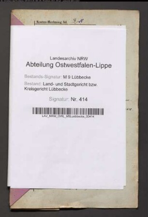 Erblasser: Detering, Christian Friedrich Wilhelm: