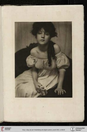 [Gertrude Käsebier, IV. Portrait (Miss N.), photogravure from original negative]