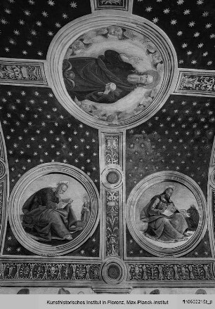 Freskenzyklus : Gottvater und die vier Evangelisten