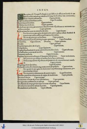 L. Vitruvii Pollionis ad Caesarem Augustum de Architectura.