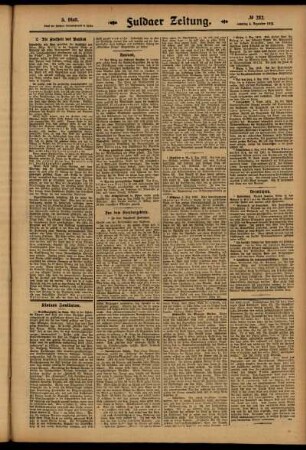 Dritte Ausgabe vom Samstag, den 06. Dezember 1913.