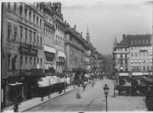 Dresden, Schloßstraße : Dresden-Altstadt, Altmarkt (Westseite). Blick nach Norden in die Schloßstraße