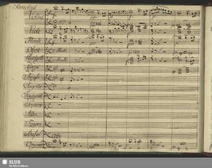 [Messa a quatro voci concertata con piena Orchestra.] Sanctus