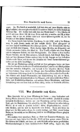 8. Von Louisville nach Caire.