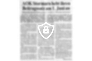 AOK Stormarn hebt ihren Beitragssatz am 1. [Name maskiert]