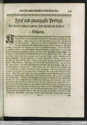 Fünf und zwanzigste Predigt