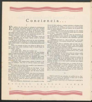 Conciencia...