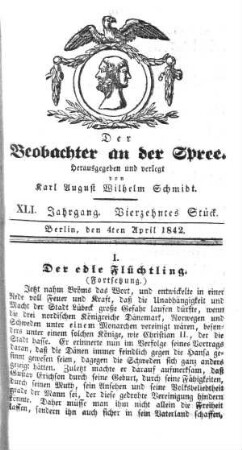 14. Stueck, 4. April 1842